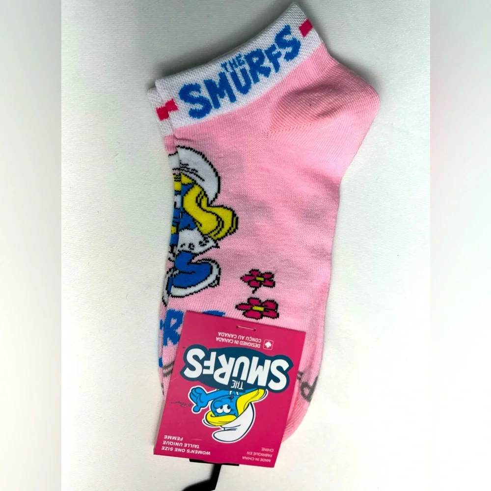 Perri’s Socks - Smurf’s Ankle Socks 2 Pairs - Size:WOMEN 6-9.5 - Picture 5 of 7